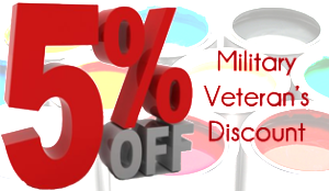 5% Military and Veteran Discount